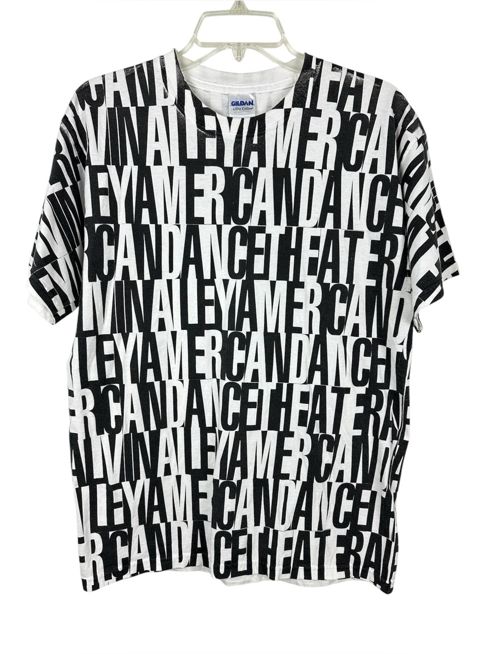 Alvin Ailey American Dance Theater Graphic Art T-Shirt Medium Black White